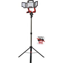 Einhell Profesyonel Akülü Projektör TP-CL 18/3000 Li Set-Solo PXC (18 V, 3000 lm, dönebilen ışık başlığı, katlanabilir ışık panelleri, 60 LED, tripod dahil, akü dahil değildir) - 4514170
