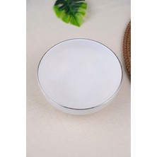 Tabak Evi Porselen Sofia Platin Yaldızlı Kase 13,5cm 380CC Tekli