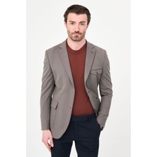 MCR Düz Slim Fit Torba Cepli Çıtçıtlı Erkek Ceket