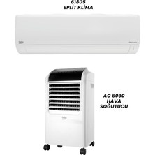 Beko 61805 Hava Serinletici Split Klima AC 6030 Beyaz Renk Fonksiyonel Tasarım