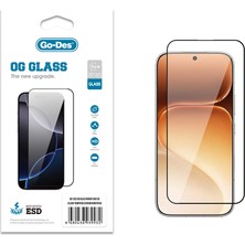 Go-Des Honor 600 5g Go Des Og Glass Antistatik Temperli Cam Ekran Koruyucu Şeffaf