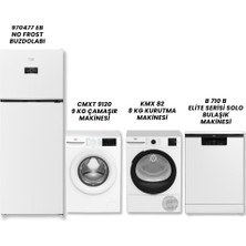 Beko 970477 EB BUZDOLABI - CMXT 9120 ÇAMAŞIR MAKİNASI - KMX 82 KURUTMA - B 710 BULAŞIK