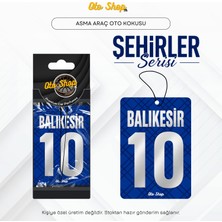 Otoshoptr Balıkesir 10 Şehir Kokuları Serisi Oto Araç Kokusu