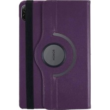 Kent Collection Huawei Honor Pad X8A Kılıf 360 Tablet Deri Kılıf - Mürdüm