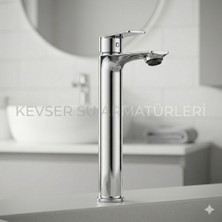 Kevser Su Armatürleri Lüx Lavabo Bataryası Uzun