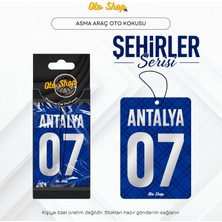 Otoshoptr Antalya 07 Şehir Kokuları Serisi Oto Araç Kokusu