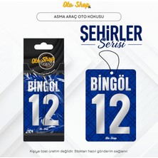 Otoshoptr Bingöl 12 Şehir Kokuları Serisi Oto Araç Kokusu
