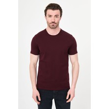 MCR Düz Slim Fit Bisiklet Yaka %100 Pamuk Kısa Kol Erkek T-Shirt