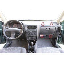 BLG Seat Ibiza Mk2 (1993-1998) Uyumlu Torpido Kapağı (Siyah / Abs Plastik)
