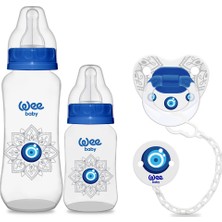Wee Baby Nazar Boncuğu Ürün Seti 150 ml ve 270 ml Polipropilen Malzemeden Ergonomik Tasarım
