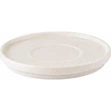 Kütahya Porselen Bone Desire Çay Tabağı 12CM Krem Tekli