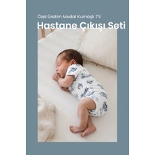 İlays Mabel Özel Üretim Modal Kumaşlı 7’li Hastane Çıkışı Seti