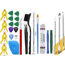 MHM Çok Amaçlı Set Bilgisayar Tv Notebook Laptop Tablet Telefon Pc Sökme Çubuk ve Yaylı Kıskaç Çoklu Tamir Onarım Seti ST28
