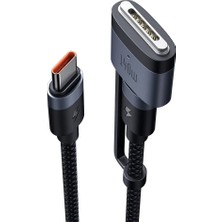 Mcdodo CA-0140 2'si 1 Arada 240W/140W Usb-C - Usb-C+ Magsafe 3 Kablosu 2m