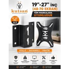 Kutsan Telefox 27" 68 Ekran LCD Tv Sabit Duvar Askı Aparatı