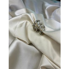 Roha Çelik Silver Tiffo Küpe Seti