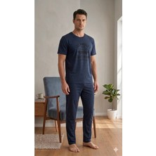 LXL Erkek Pijama Takımı Ev Giyim Ikili Takım