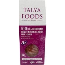 Talya Foods Filizlenmiş Kırmızı Mercimek Nohut Şehriye 200 gr Yüksek Lif ve Protein İçeren Lezzet