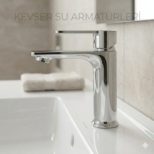 Kevser Su Armatürleri Lüx Lavabo Bataryası Kısa