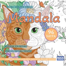 Maxi Sevimli Kedilerin Dünyası Mandala