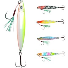 S.F. Jig Sardin 29GR - 67MM - 5 Adet Jig Set- Levrek, Palamut, Lüfer, Çinekop, Turna Için En Iyi Jig Yemi