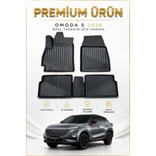 Black Gold Chery Omoda 5 2026 3D Havuzlu Oto Paspas Premium