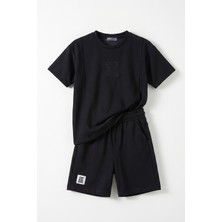 Joy Kids Erkek Çocuk Modal Rahat Takım (12-15YAŞ) (Siyah)