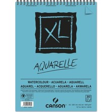 Canson Xl Spiralli Suluboya Defteri 300 gr A3 30 Sayfa Mavi Renkli Resim Defteri