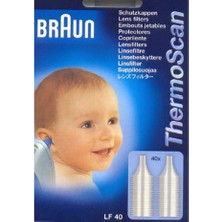 Braun Ateş Ölçer Termometre Yedek Filtre 40 Adet Kulaktan Ölçüm Modeli ile Uyumlu BPA ve LATEX İçermez