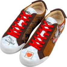 Dogo Kadın Vegan Deri Çok Renkli Sneakers - Alice In Nowhere Tasarım