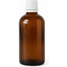 Özden Ambalaj 100 ml Amber Cam Şişe – Içten Damlalıklı,kilitli Kapaklı Kozmetik, Serum ve Yağ Şişesi
