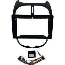 Sound City Peugeot 206 02-10 9inç Multimedya Çerçevesi