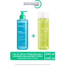 Bioderma Bioderma sebium Foaming Gel Ciltler Temizleme Jeli 400ml & Gözenek Sıkılaştırıcı Tonik