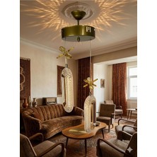 UltraMint Oval LED Kristal Modern Avize Çiftli, 3 Renk Seçenekli, Şık Tasarım