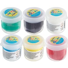 Amos I Clay Zıplayan Oyun Hamuru Proje Oyun Hamuru 6 Renk 6X30GR