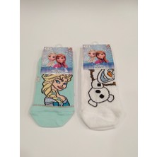 Çimpa Frozen 14453 Lisanslı Kız Çocuk Patik Çorap