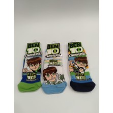 Çimpa Ben 10 4837 Lisanslı Çocuk Patik Çorap