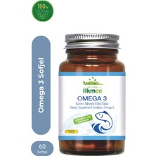 Natural Hekimce Omega 3 60 Kapsül 1000 Mg Balık Yağı İçeren Doğal Takviye Gıda