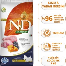 N&D Nd Pumpkin Kuzu Etli Adult Mini Tahılsız Köpek Maması - 7 Kg