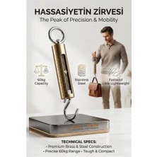 Nova Premium Ex Professional 60 kg Eloksallı Metal El Kantarı - Hassasiyetin Zirvesi Serisi 715925