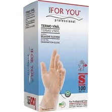 MORE FOR YOU Tek Kullanımlık Termo Vinil Eldiven 100'LÜ (S)