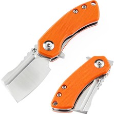 Kansept Mini Korvid | Turuncu G10 Sap | 154CM Çelik Çakı | T3030A6