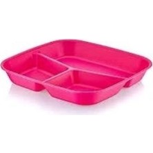 Hobby Life Hobbylife 3 Bölmeli Çerez Tabağı 03 1298 Göz Alıcı Renk Seçenekleri ile Pratik ve Şık Kullanım