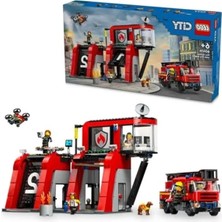 Die Grup Itfaiye Merkezi Seti: 843 Parça, 5 Minifigür ile Eğlenceli Oyun Deneyimi