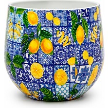 Decor Impex Lemon Metal Saksı S