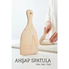 Nova Premium Ex Ahşap Hamur Spatulası 21X9,5 cm – Doğal, Ergonomik ve Çok Amaçlı Mutfak Yardımcısı 717906