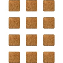 Simidil Design Supla Levha 12 Adet 3 mm Ham Mdf 10 cm x 10 cm Kare Lazer Kesim