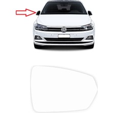 CME PARTS Vw Volkswagen Polo 2018-2021 Uyumlu Sağ (Yolcu Tarafı) Dış Dikiz Aynası Camı Elektrikli Isıtmalı 2G0857522
