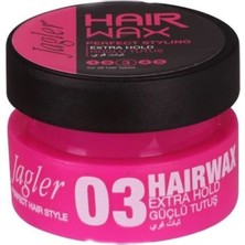 Jagler Hair Wax 150 ml No:3 Balmumu Özelliği ile Saç Bakımında Etkili ve Güçlü Tutuş