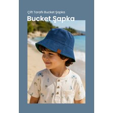 Anne Model Çift Taraflı Bucket Şapka - Uv Güneş Korumalı